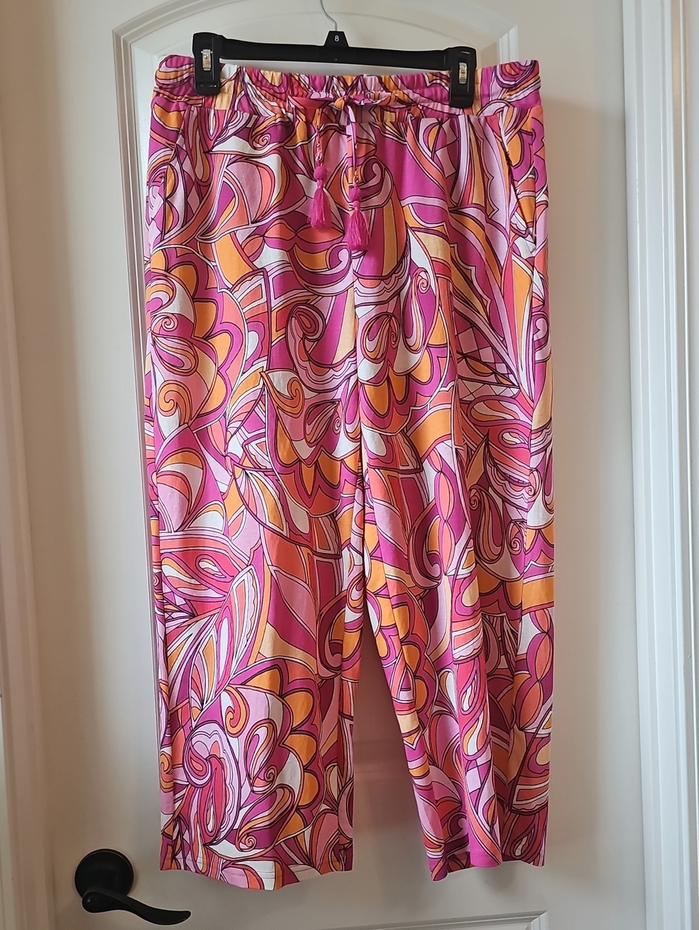 Belle Beach Cabana Knit Crop Pant